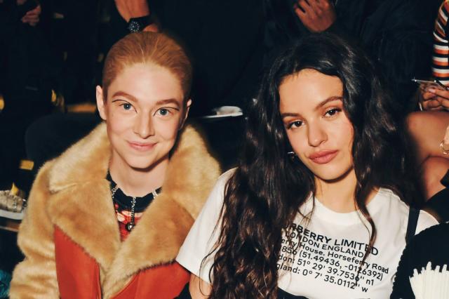 Hunter Schafer Reveals She Dated Rosalía in 2019: “She's Family No Matter What” - Yahoo Sports