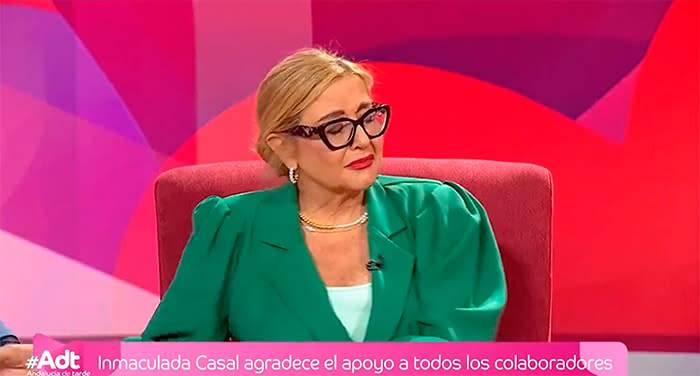 La presentadora confesó emocionada que tiene miedo