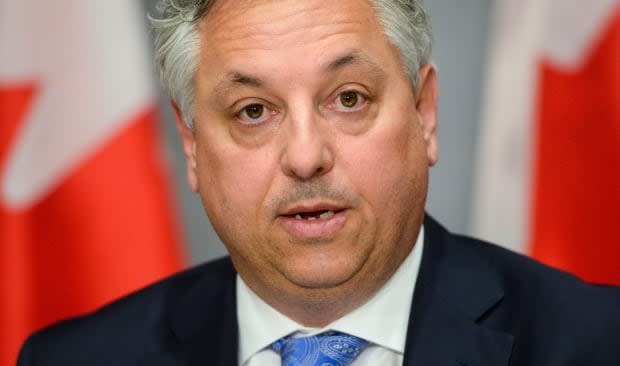 CSIS director David Vigneault holds a press conference on Parliament Hill. (Sean Kilpatrick/The Canadian Press - image credit)