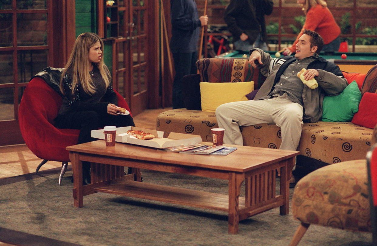 Danielle Fishel and Will Friedle in the "Boy Meet World" episode "She's Having My Baby Back Ribs". (ABC Photo Archives / Disney General Entertainment Con)