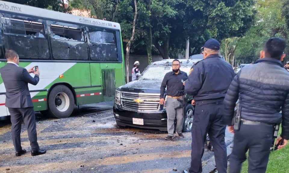 Secretario de seguridad de la CDMX sufre atentado en las Lomas