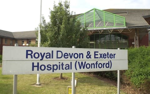 The Royal Devon & Exeter Hospita - Credit: Barry Batchelor /PA