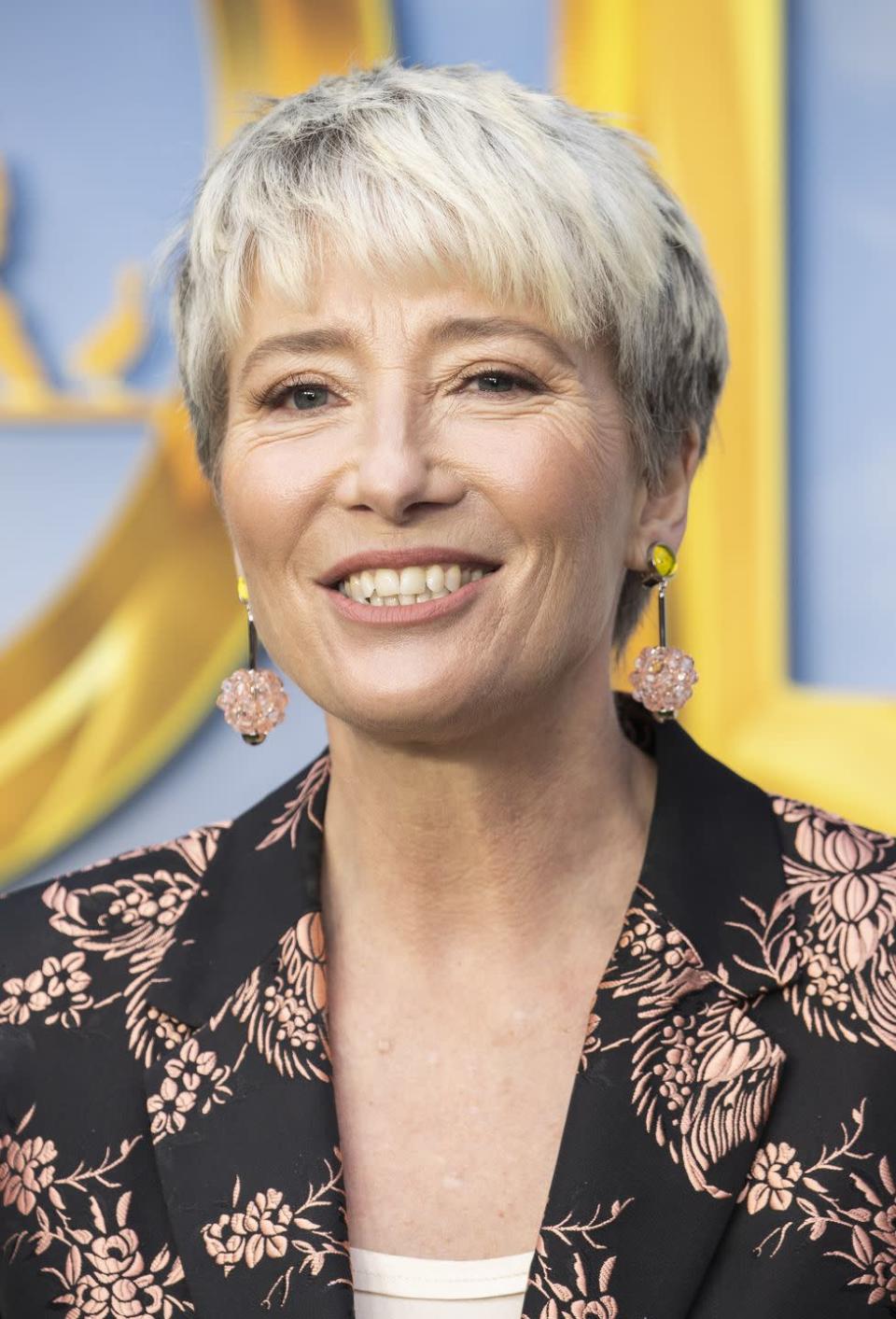 <p>Emma Thompson is officially the queen of the modern pixie crop haircut.</p>