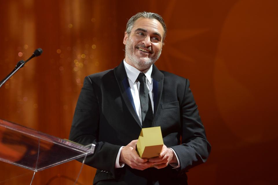 Joaquin Phoenix receives the TIFF Tribute Actor Award for 