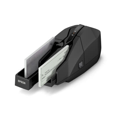 Epson's new desktop check scanners support Remote Deposit Capture, offer multiple connectivity options, and includes driverless models with Web API for easy setup and maintenance.