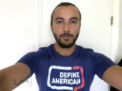 This Wednesday, June 3, 2020 selfie shows Adrián Escárate at the home he's staying in Santa Cruz, Calif. Escárate, 31, is enrolled in Deferred Action for Childhood Arrivals, an Obama-era program that shields immigrants who were brought to the U.S. as children from deportation while allowing them to work. The Trump administration ended DACA in 2017, resulting in legal challenges. The Supreme Court is expected to rule soon on whether Trump can end the program. (Adrián Escárate via AP)