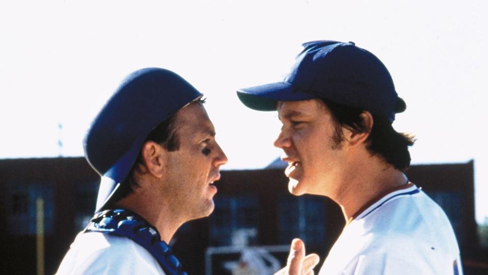 Kevin Costner and Tim Robbins in Bull Durham