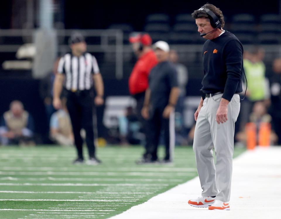 Oklahoma State football coach Mike Gundy announced this week that he would not suspend star running back Ollie Gordon, who was arrested on a DUI charge in Oklahoma on June 30. "I'm not justifying what Ollie did; I'm telling you what decision I made," Gundy told reporters at Big 12 media days.