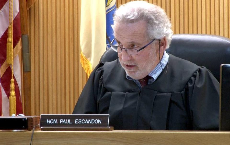 Judge Paul Escandon told the disgraced chief that he could be charged with contempt of court for even applying for a public job, according to the plea deal. Thomas P. Costello / Asbury Park Press / USA TODAY NETWORK