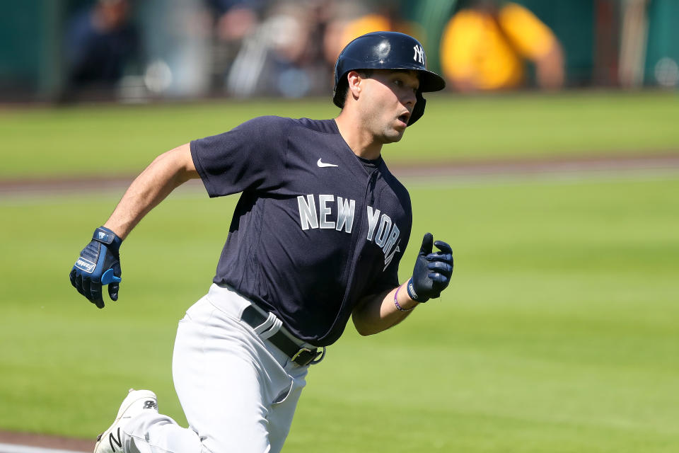 紐約洋基透過交易將Isiah Kiner-Falefa納入陣中。（Photo by Cliff Welch/Icon Sportswire via Getty Images）