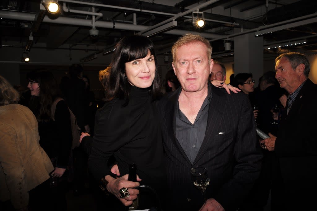 Catherine Mayer and Andy Gill (Alan Davidson)