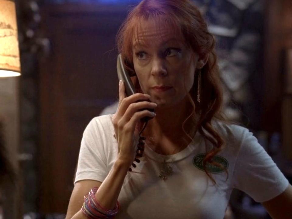 Carrie Preston as Arlene on the series premiere of "True Blood."