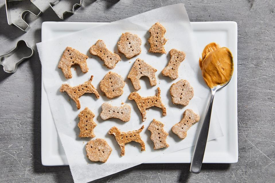 Peanut Butter Banana Grain-Free Dog Treats