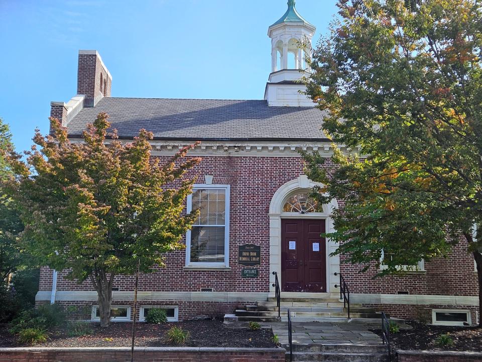 The Bound Brook Memorial Library was closed after asbestos was found as preparations were made for renovations.