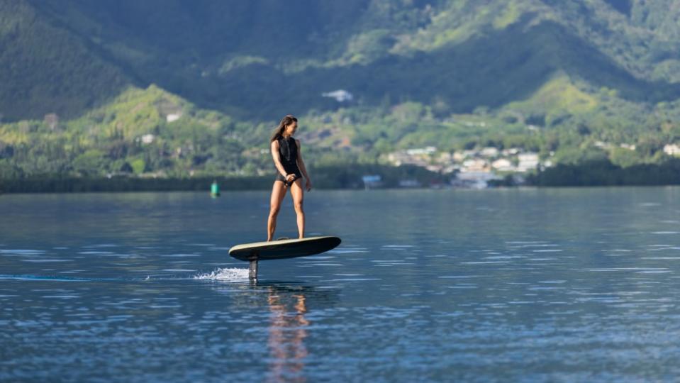 Fliteboard has several foiling boards designed for both surfing and flat-water cruising. - Credit: Courtesy Fliteboard