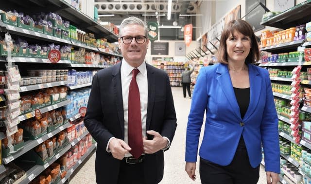 Sir Keir Starmer and shadow chancellor Rachel Reeves 