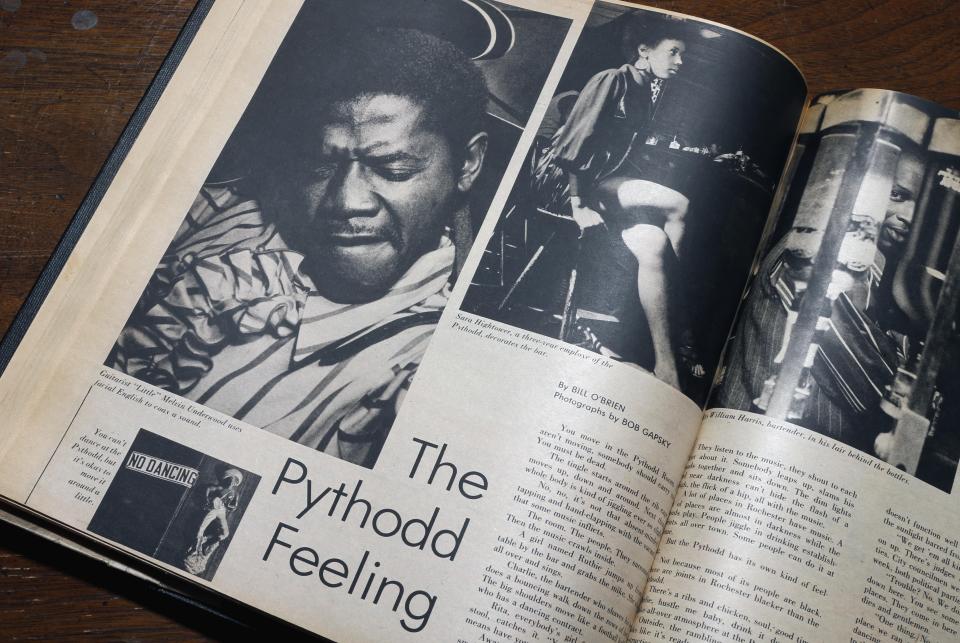 A spread in the Sept. 6, 1970, Upstate magazine described “The Pythodd Feeling.”