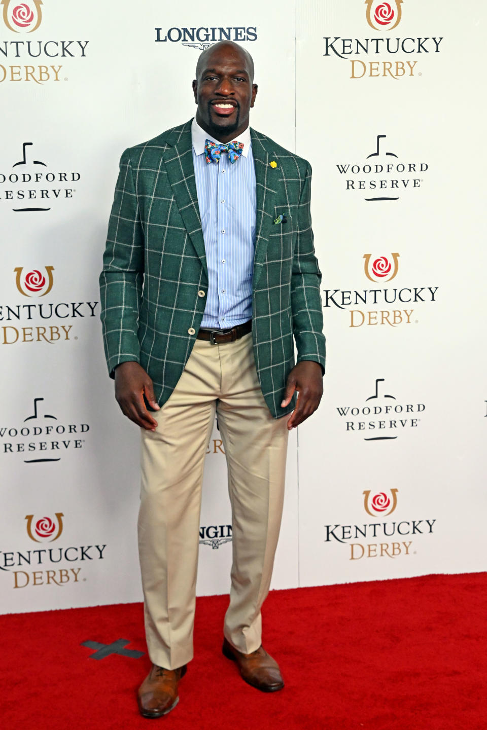 Titus O'Neil attends the 145th Kentucky Derby at Churchill Downs on May 04, 2019 in Louisville, Kentucky. (Photo by Stephen J. Cohen/Getty Images)