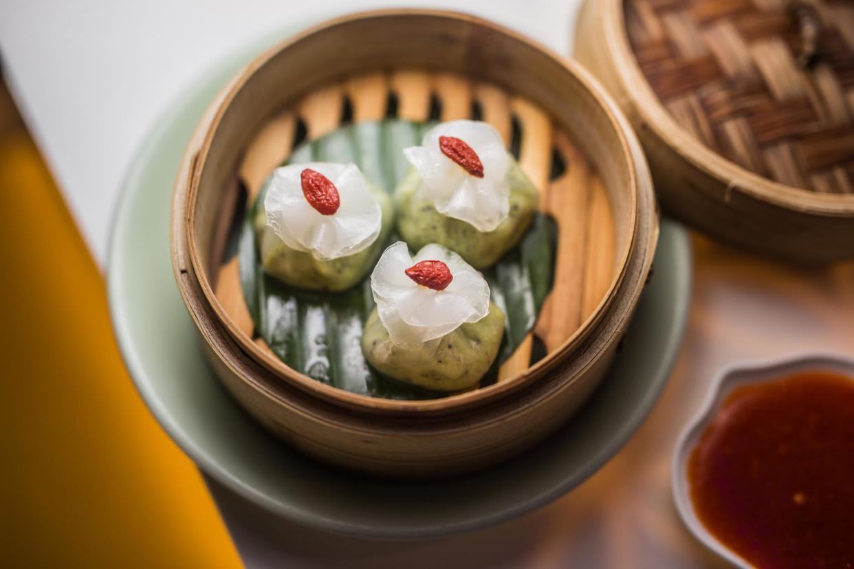 Dreamy dim sum: Edamame truffle dumpling at Yauatcha