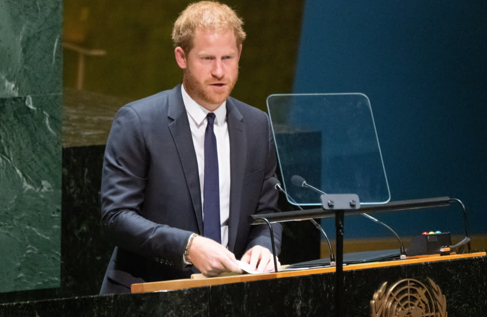 Prince Harry Duke of Sussex – UN – July 18th 2022 – New York City – David Dee Delgado – Getty