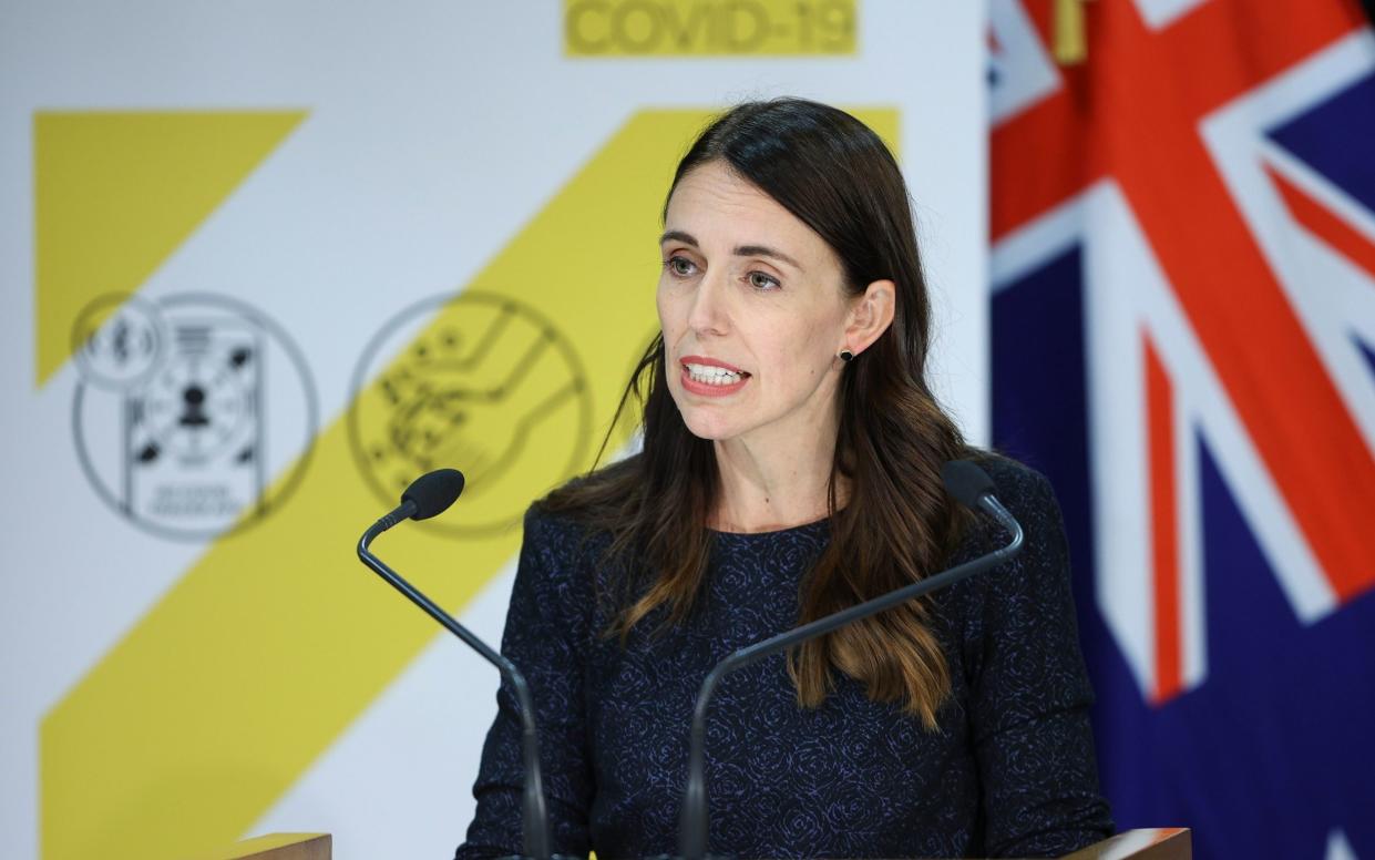 New Zealand Prime Minister Jacinda Ardern said investigators were trying to trackdown the source of the UK infections -  Hagen Hopkins/ Getty Images AsiaPac