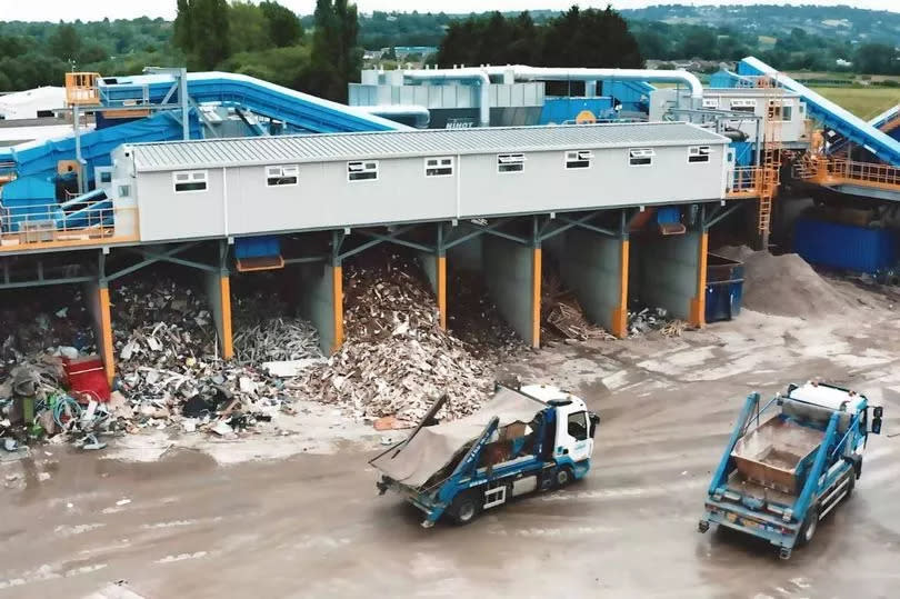 General view of ETM's waste and recycling facility on the Ashton Gate Trading Estate in South Bristol