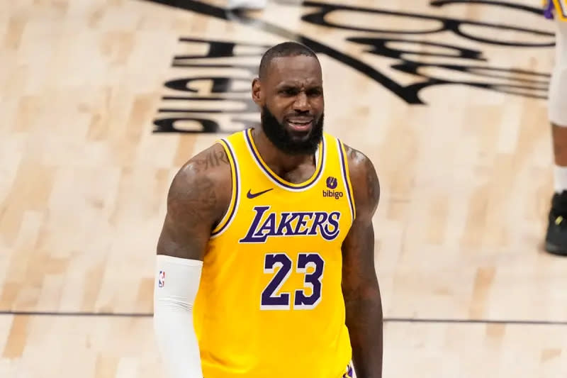 ▲「詹皇」LeBron James恐難拯救湖人被淘汰的命運。（圖／美聯社／達志影像）