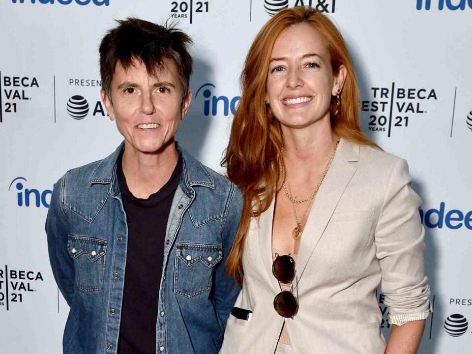 <p>Bryan Bedder/Getty</p> Tig Notaro and Stephanie Allynne at the Tribeca Festival After-Party for Rising Voices on June 16, 2021 in New York City. 