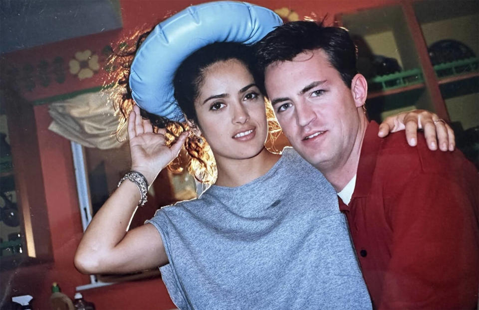 Salma Hayek and Matthew Perry (@salmahayek)