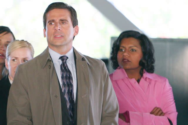 <p>Justin Lubin/NBCU Photo Bank/NBCUniversal via Getty</p> Mindy Kaling and Steve Carrell in "The Office"