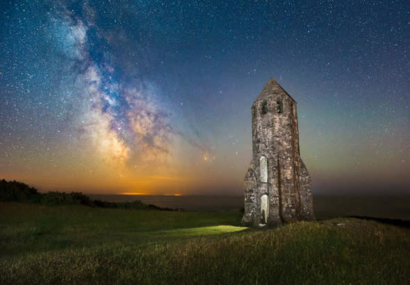 milky way over Isle of Wight