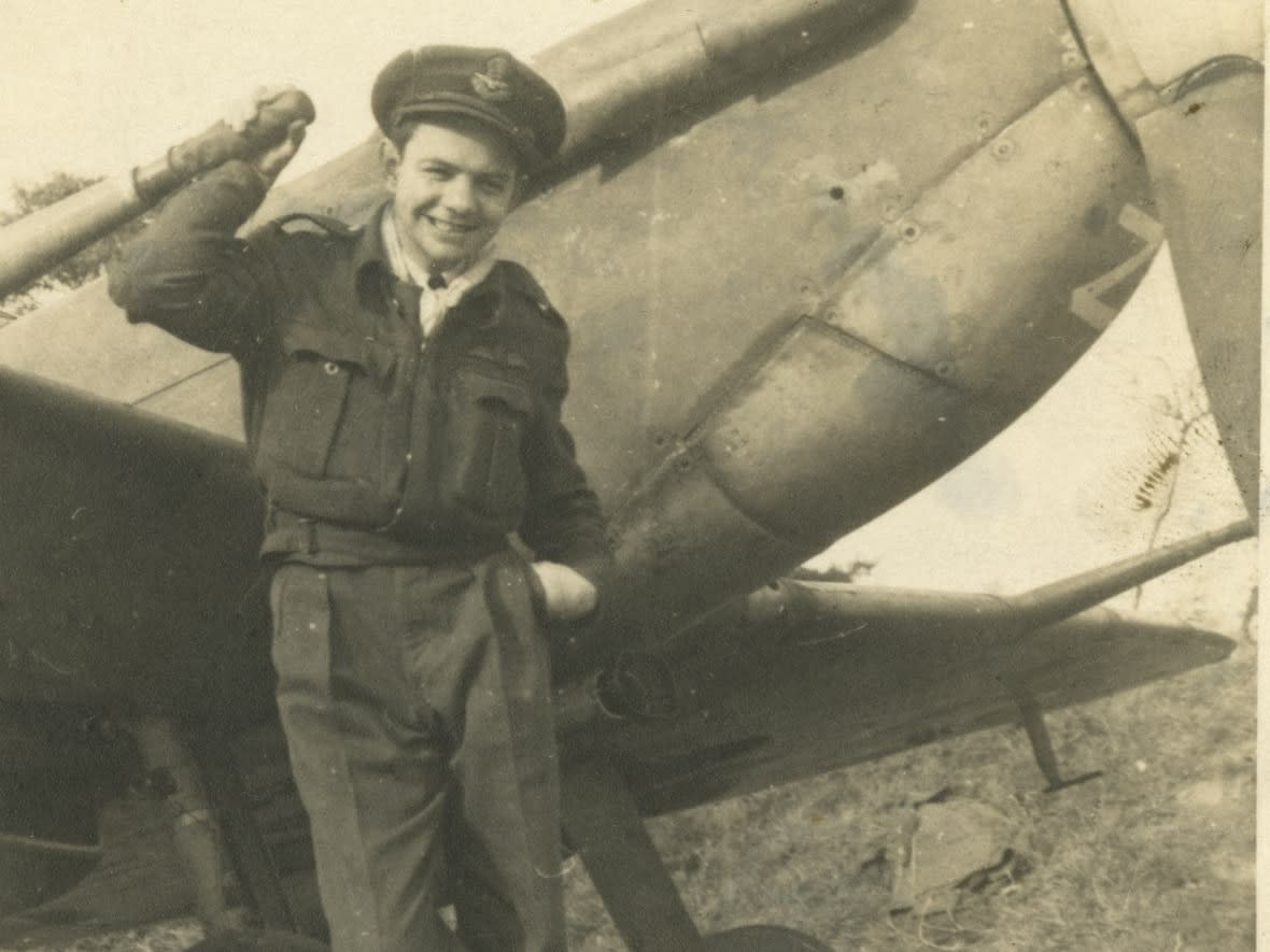 George Urquhart Hill from Pictou, N.S., was a distinguished Second World War pilot who was credited with destroying 16 enemy aircraft. He also commanded squadrons during the war. (CWM 20080029-048/George Metcalf Archival Collection/Canadian War Museum - image credit)