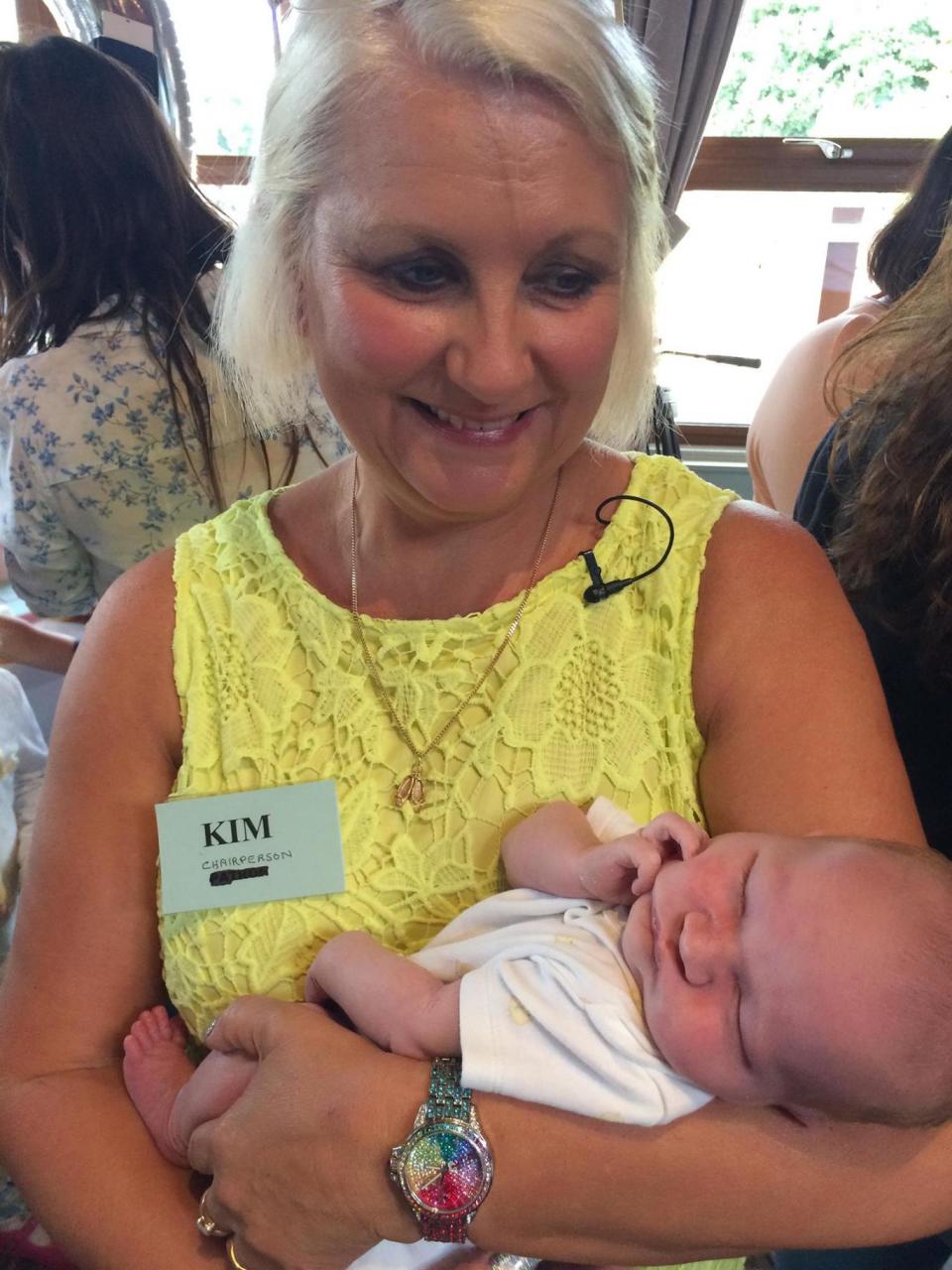 Kim Cotton with COTs' 1000th surrogate baby