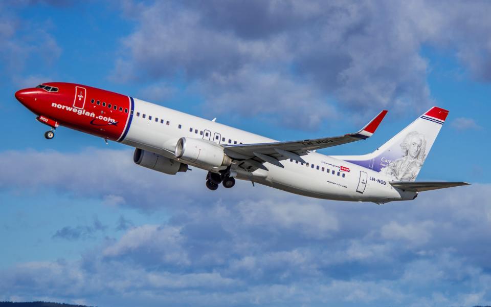 Norwegian plane