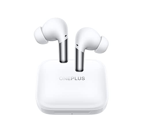 OnePlus Buds Pro True Wireless Earbuds White, Smart Active Noise Cancelling, Wireless Charging…