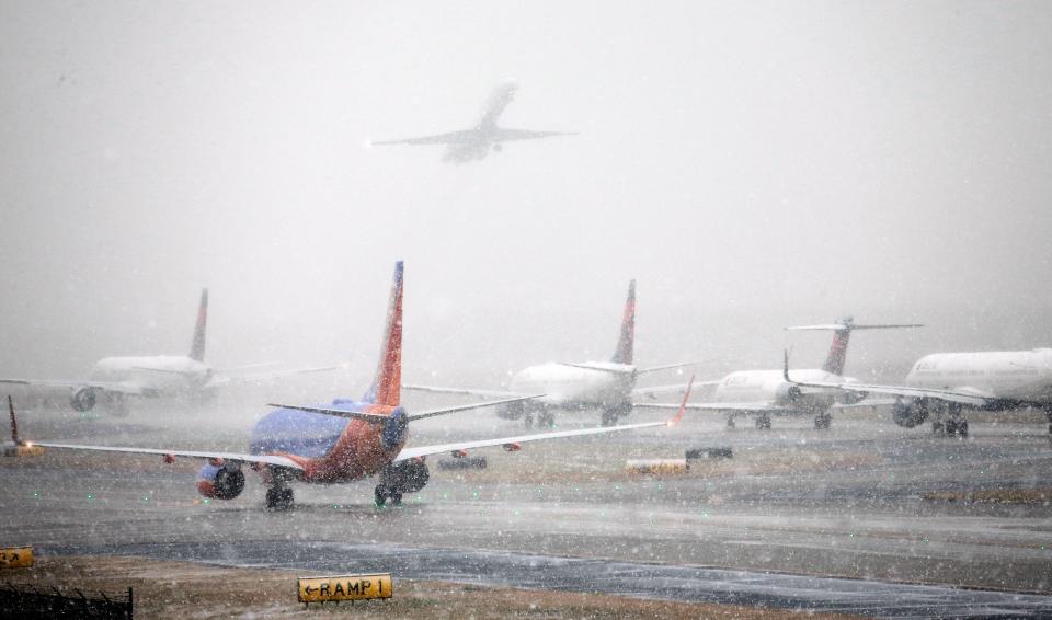 If a storm causes cancellations and delays one night, dispatchers may move an empty plane to its next destination so it's ready to help pick up the slack the following day.