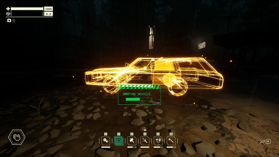 Driving survival game