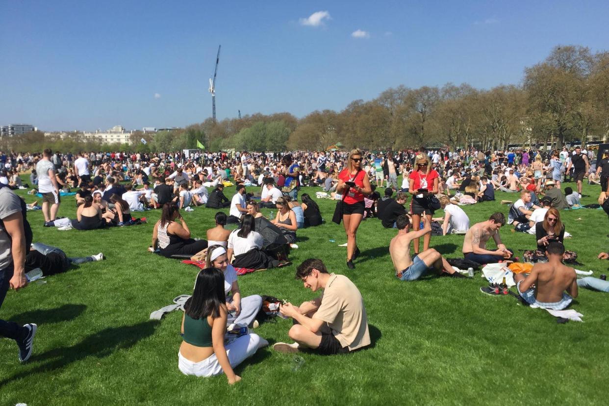 Thousands descended on Hyde Park for the rally