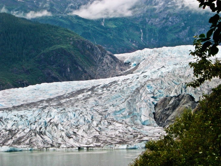 Mendenhall Glacier near Juneau, Alaska