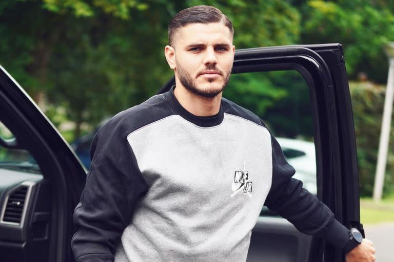 Mauro Icardi regresó a los entrenamientos de PSG.