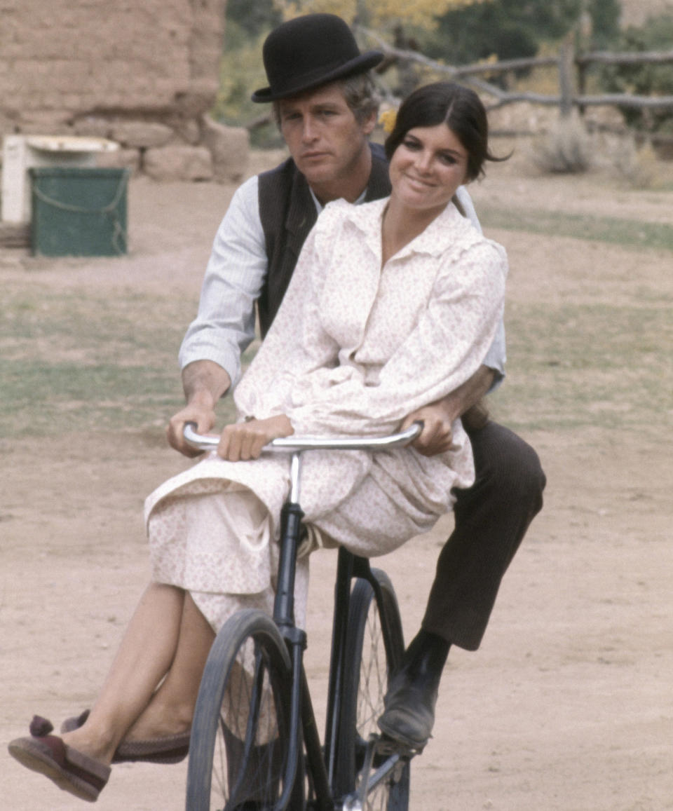 Paul Newman and Katharine Ross in ‘Butch Cassidy and the Sundance Kid’ (Getty Images)