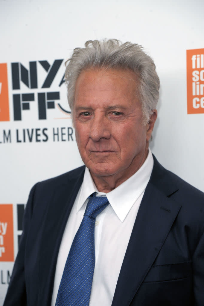 Dustin Hoffman attends screening of <em>The Meyerowitz Stories</em> during the 55th New York Film Festival at Alice Tully Hall on Oct. 1, 2017, in New York City. (Photo: Getty Images)