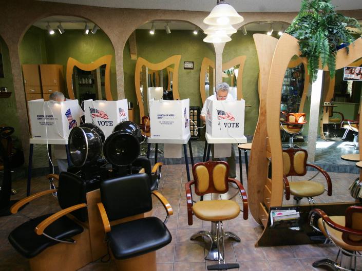Visions Hair Salon in Downey, California.