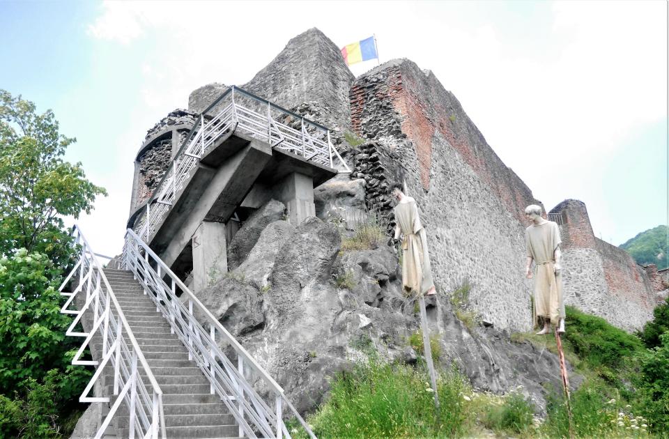 Poenari Fortress in Romania.