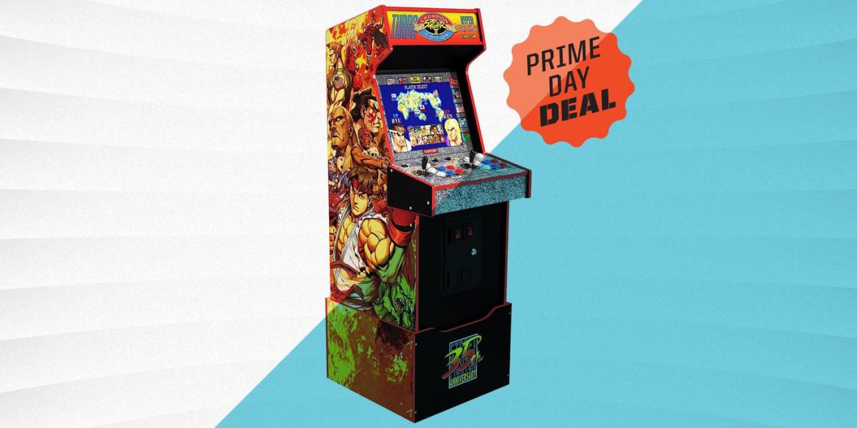 street fighter arcade cabinet by arcade1up