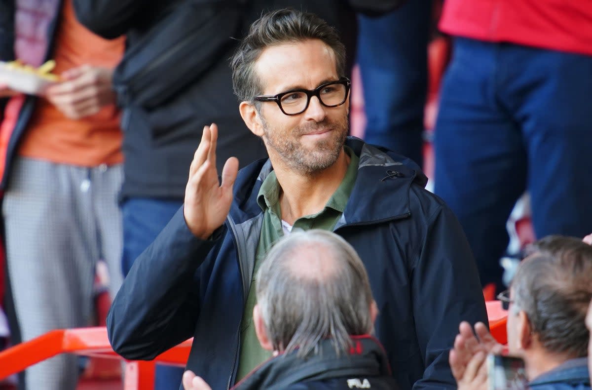 Wrexham co-owner Ryan Reynolds has criticised the National League for failing to consider allowing clubs to stream live matches at home and abroad (Peter Byrne/PA) (PA Archive)