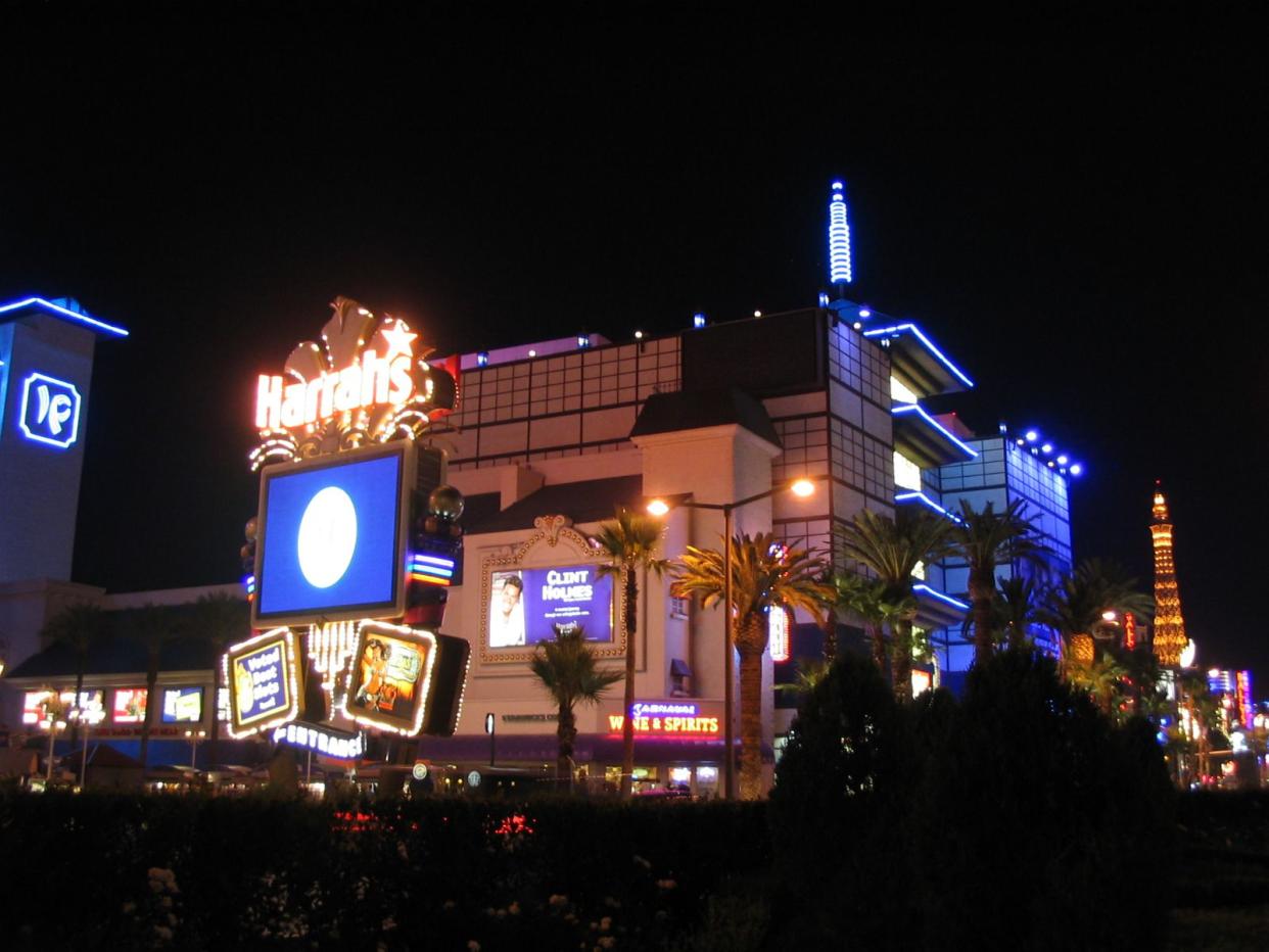 Harrah's Las Vegas is a hotel and casino located on the Las Vegas Strip in Paradise, Nevada.