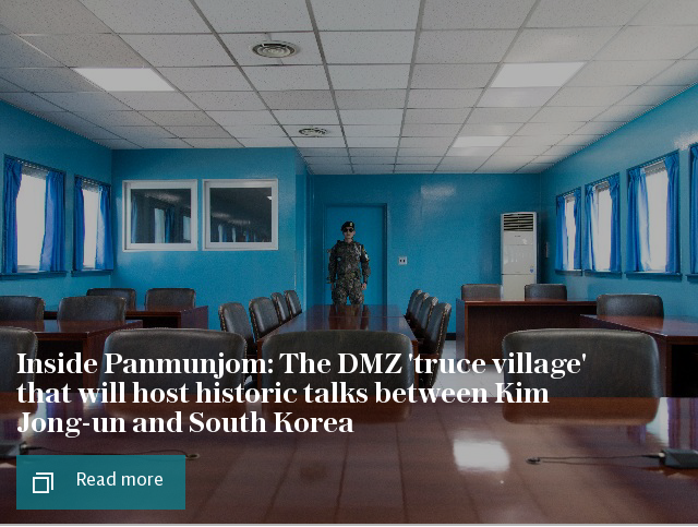 Inside Panmunjom the DMZ truce village - Korea