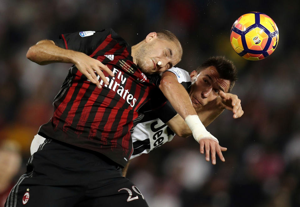 The Italian Super Cup Final in Doha, Qatar