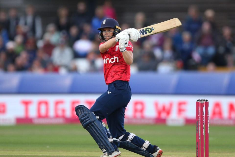 Amy Jones impressed against India (Nigel French/PA) (PA Archive)